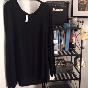 Black Long Sleeve Top